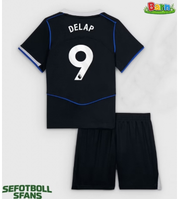 Chelsea Liam Delap #9 Tredjeställ Barn 2025-26 Kortärmad (+ Korta byxor)
